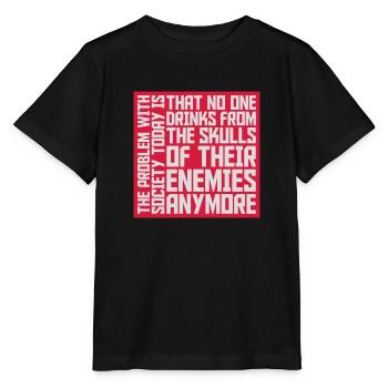 boissons de crânes ennemis - T-shirt bio MINI CREATOR Stanley/Stella Enfant - noir - Devant - Mikhail (115cm)