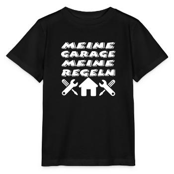 Garage - Stanley/Stella Kinder T-Shirt MINI CREATOR  - Schwarz - Vorne - Mikhail (115cm)