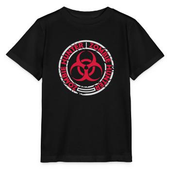 zombie hunter Halloween Quote - Stanley/Stella MINI CREATOR Kids’ T-Shirt - black - Front - Mikhail (115cm)