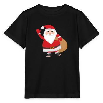 Pere Noel niedlich - Stanley/Stella Kinder T-Shirt MINI CREATOR  - Schwarz - Vorne - Mikhail (115cm)
