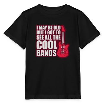 Je suis peut-être vieux - T-shirt bio MINI CREATOR Stanley/Stella Enfant - noir - Devant - Mikhail (115cm)