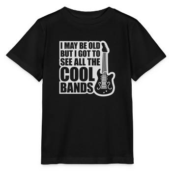 Je suis peut-être vieux - T-shirt bio MINI CREATOR Stanley/Stella Enfant - noir - Devant - Mikhail (115cm)