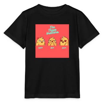 Les trois frères - T-shirt bio MINI CREATOR Stanley/Stella Enfant - noir - Devant - Mikhail (115cm)