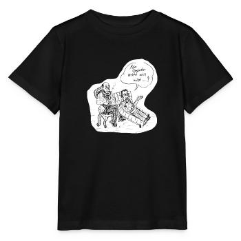 Therapeut Poster - Stanley/Stella Kinder T-Shirt MINI CREATOR  - Schwarz - Vorne - Mikhail (115cm)