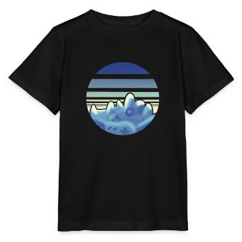 Gamer Rétrogaming «Jeux d’Hiver » - T-shirt bio MINI CREATOR Stanley/Stella Enfant - noir - Devant - Mikhail (115cm)