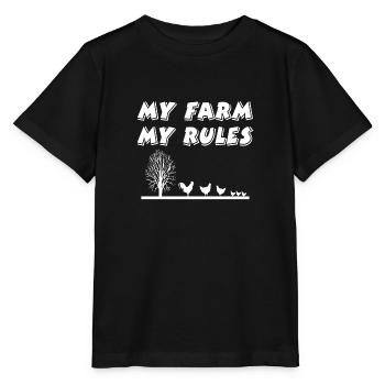 Farm - Stanley/Stella MINI CREATOR Kids’ T-Shirt - black - Front - Mikhail (115cm)
