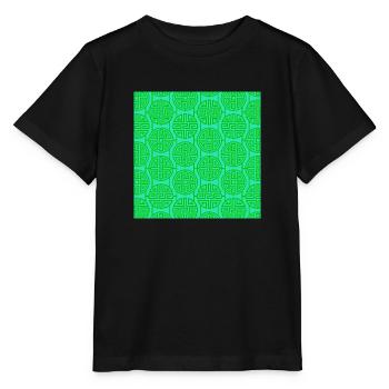 Chinese pattern - Stanley/Stella MINI CREATOR Kids’ T-Shirt - black - Front - Mikhail (115cm)