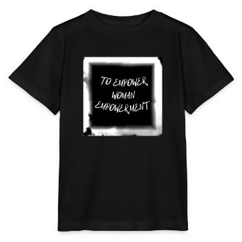 Frauen Bewegung - Stanley/Stella Kinder T-Shirt MINI CREATOR  - Schwarz - Vorne - Mikhail (115cm)
