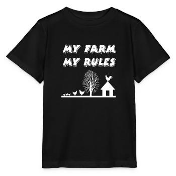 Farm - Stanley/Stella MINI CREATOR Kids’ T-Shirt - black - Front - Mikhail (115cm)