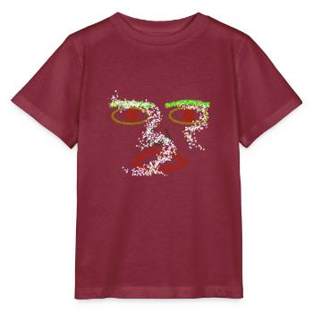 Les fleurs artificielles et les femmes - T-shirt bio MINI CREATOR Stanley/Stella Enfant - bordeaux - Devant - Kain (125cm)