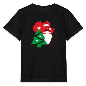 Merry Christmas - T-shirt bio MINI CREATOR Stanley/Stella Enfant - noir - Devant - Mikhail (115cm)