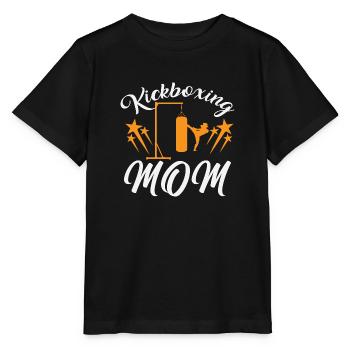 Kickboxing Mom - Stanley/Stella Kinder T-Shirt MINI CREATOR  - Schwarz - Vorne - Mikhail (115cm)
