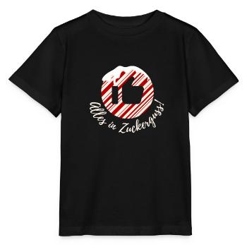 Weihnachten - Alles in Zuckerguss - Spruch - Stanley/Stella Kinder T-Shirt MINI CREATOR  - Schwarz - Vorne - Mikhail (115cm)