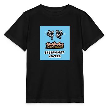Leberwurst Lovers - Stanley/Stella Kinder T-Shirt MINI CREATOR  - Schwarz - Vorne - Mikhail (115cm)