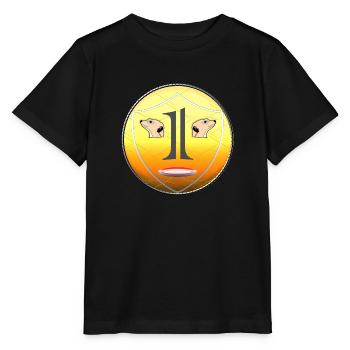 yeux de suricate en tête de pièce - T-shirt bio MINI CREATOR Stanley/Stella Enfant - noir - Devant - Mikhail (115cm)
