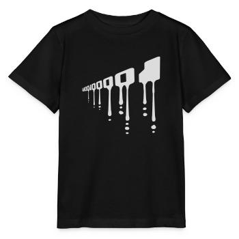 Binary Code Program Language - Stanley/Stella MINI CREATOR Kids’ T-Shirt - black - Front - Mikhail (115cm)