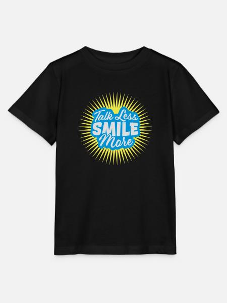 talk less smile more - Stanley/Stella Kinder T-Shirt MINI CREATOR - Schwarz