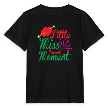 Little Miss Sweet Moment - Stanley/Stella Kinder T-Shirt MINI CREATOR  - Schwarz - Vorne - Mikhail (115cm)