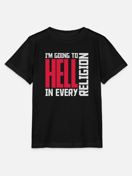 im going to hell - Stanley/Stella Kinder T-Shirt MINI CREATOR - Schwarz