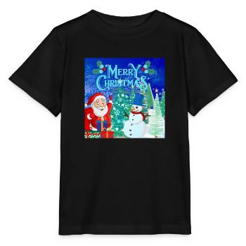 Joyeuses Fêtes. Bonne année ! - T-shirt bio MINI CREATOR Stanley/Stella Enfant - noir - Devant - Mikhail (115cm)