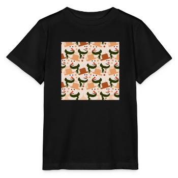 Bonhommes - T-shirt bio MINI CREATOR Stanley/Stella Enfant - noir - Devant - Mikhail (115cm)