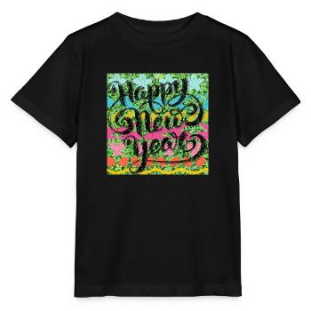 Bonne année ! - T-shirt bio MINI CREATOR Stanley/Stella Enfant - noir - Devant - Mikhail (115cm)
