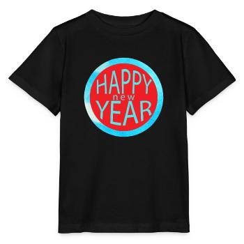 Bonne année ! - T-shirt bio MINI CREATOR Stanley/Stella Enfant - noir - Devant - Mikhail (115cm)