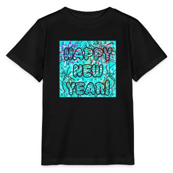 Bonne année ! - T-shirt bio MINI CREATOR Stanley/Stella Enfant - noir - Devant - Mikhail (115cm)