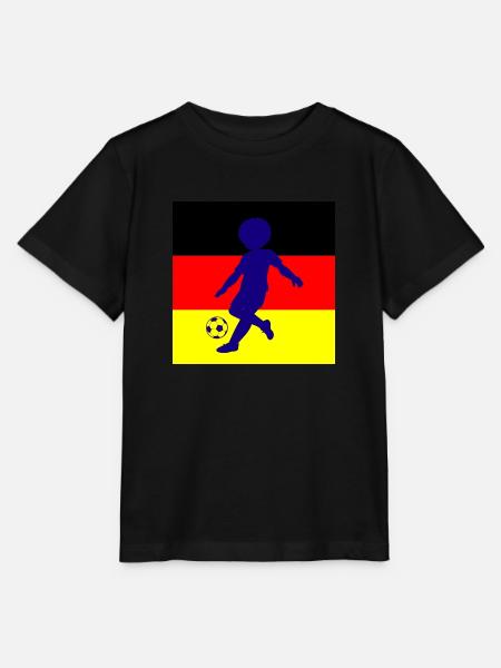 Fußball Soccer - Stanley/Stella Kinder T-Shirt MINI CREATOR  - Schwarz