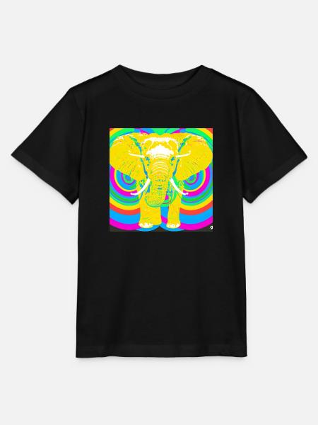 Elefant LGBTQ - Stanley/Stella Kinder T-Shirt MINI CREATOR - Schwarz
