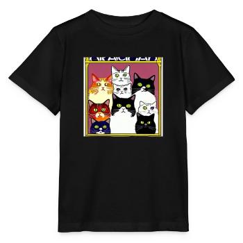 Group photo - Stanley/Stella MINI CREATOR Kids’ T-Shirt - black - Front - Mikhail (115cm)