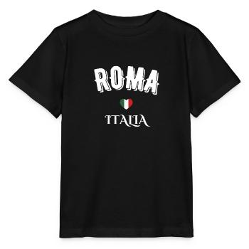 Roma italia - Stanley/Stella MINI CREATOR Kids’ T-Shirt - black - Front - Mikhail (115cm)