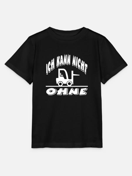 Gabelstapler - Stanley/Stella Kinder T-Shirt MINI CREATOR  - Schwarz