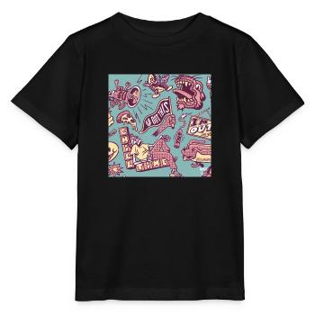 Rag X Kanister - Stanley/Stella Kinder T-Shirt MINI CREATOR  - Schwarz - Vorne - Mikhail (115cm)