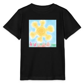 SOLEIL SUR LES PYRAMIDES - T-shirt bio MINI CREATOR Stanley/Stella Enfant - noir - Devant - Mikhail (115cm)
