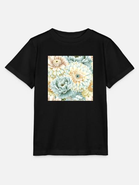 Floral Design 3 - Stanley/Stella Kinder T-Shirt MINI CREATOR - Schwarz