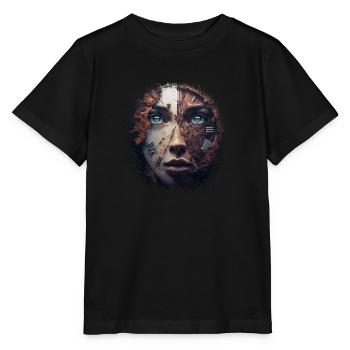 Jeunesse de passage - T-shirt bio MINI CREATOR Stanley/Stella Enfant - noir - Devant - Mikhail (115cm)