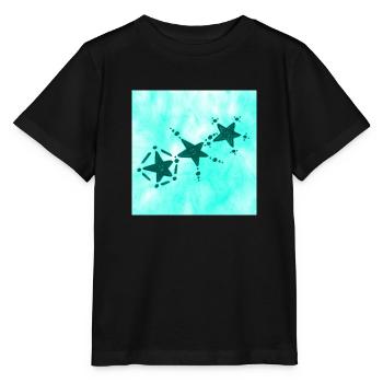 3 ÉTOILES SOURIANT AZULITO - T-shirt bio MINI CREATOR Stanley/Stella Enfant - noir - Devant - Mikhail (115cm)