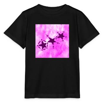3 STERNE LÄCHELNDE ROSITA - Stanley/Stella Kinder T-Shirt MINI CREATOR  - Schwarz - Vorne - Mikhail (115cm)