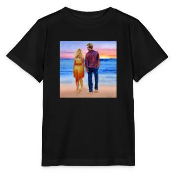 Beach Bliss - Stanley/Stella MINI CREATOR Kids’ T-Shirt - black - Front - Mikhail (115cm)