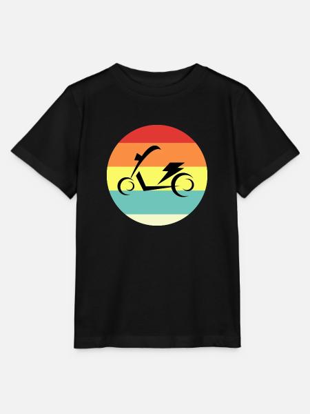 E-Scooter E-Roller Scooter - Stanley/Stella Kinder T-Shirt MINI CREATOR - Schwarz