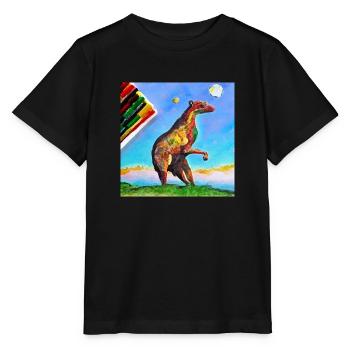 Animal du Futur - T-shirt bio MINI CREATOR Stanley/Stella Enfant - noir - Devant - Mikhail (115cm)