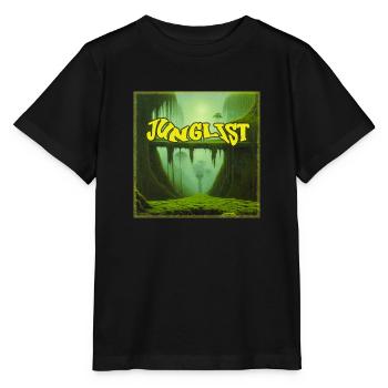 JUNGLIST - Stanley/Stella Kinder T-Shirt MINI CREATOR  - Schwarz - Vorne - Mikhail (115cm)