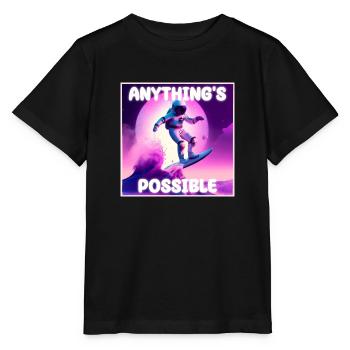 ANYTHING'S POSSIBLE - Stanley/Stella MINI CREATOR Kids’ T-Shirt - black - Front - Mikhail (115cm)