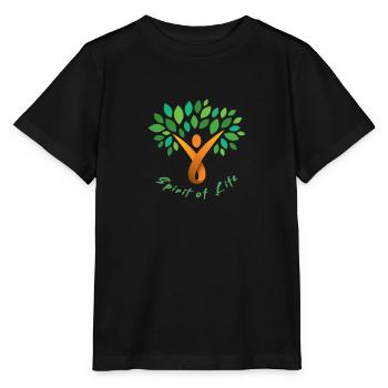 Spirit of Life - Stanley/Stella Kinder T-Shirt MINI CREATOR  - Schwarz - Vorne - Mikhail (115cm)