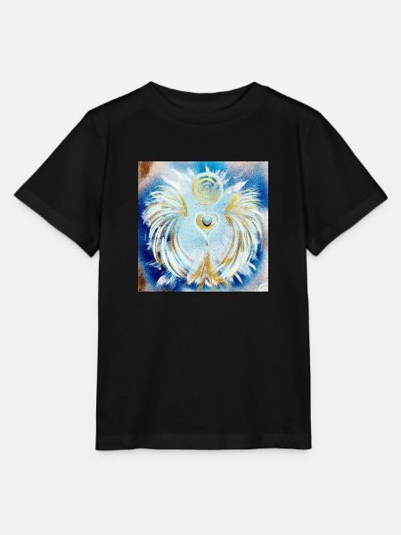 Herzengel Reichtums Bewusstsein - Stanley/Stella Kinder T-Shirt MINI CREATOR - Schwarz