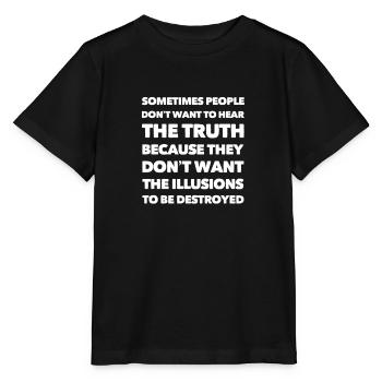 The illusions - Stanley/Stella MINI CREATOR Kids’ T-Shirt - black - Front - Mikhail (115cm)