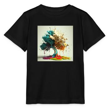 Melting shaft - Stanley/Stella MINI CREATOR Kids’ T-Shirt - black - Front - Mikhail (115cm)