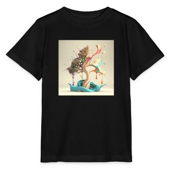 Melting shaft - Stanley/Stella MINI CREATOR Kids’ T-Shirt - black - Front - Mikhail (115cm)