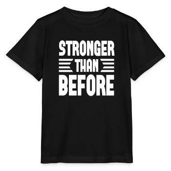 Plus fort qu’avant - T-shirt bio MINI CREATOR Stanley/Stella Enfant - noir - Devant - Mikhail (115cm)